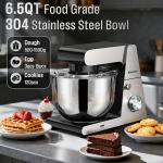 Powerful Stand Mixer with Stainless Steel Bowl