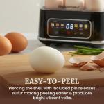 Elite Gourmet Digital Egg Cooker, 6 Egg Capacity