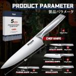 Huusk 5-Piece Japanese Chef Knife Set