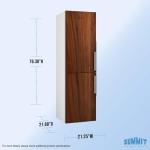 Summit 24" Panel Ready Bottom Freezer Refrigerator