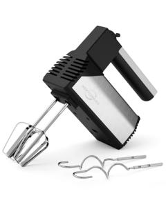 5-Speed Electric Hand Mixer with Stainless Steel Accessories