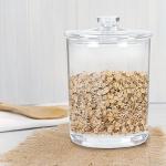 Acrylic Apothecary Jar with Lid, 60 Oz