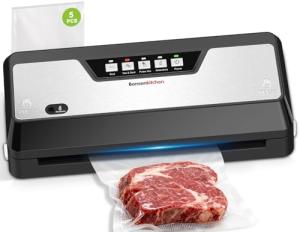 Bonsenkitchen Multi-Functional Vacuum Sealer with Bags