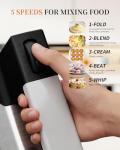 5-Speed Electric Hand Mixer with Stainless Steel Accessories