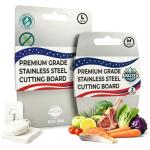 Stainless Steel Cutting Board Set – 2 Sizes
