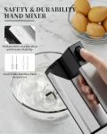 5-Speed Electric Hand Mixer with Stainless Steel Accessories