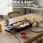 10-Inch Non-Stick Electric Skillet with Thermostat