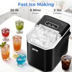 Portable Ice Maker for Quick Bullet Ice Cubes