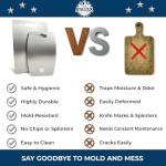 Stainless Steel Cutting Board Set – 2 Sizes