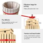 EJWOX 4.75 Gal Manual Wine and Cider Press