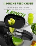 AMZCHEF Cold Press Masticating Juicer for Whole Fruits