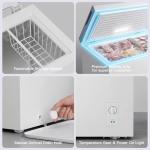 MEPTY 2.05 Cu.Ft Chest Freezer with Baskets