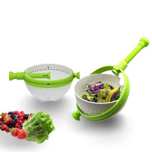 3-in-1 Collapsible Salad Spinner for Easy Storage