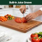 Zeawec Bamboo Cutting Board Set - 3 Pieces