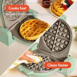 Bella Flip-n-Store Waffle Maker with Nonstick Coating