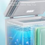 MEPTY 2.05 Cu.Ft Chest Freezer with Baskets