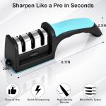 VYKTRIY 3-Stage Knife Sharpener for Kitchen Knives