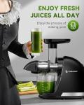AMZCHEF Cold Press Masticating Juicer for Whole Fruits