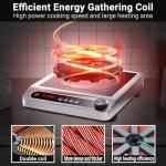 AMZCHEF 1800W Commercial Induction Cooktop Burner