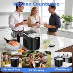 Portable Ice Maker for Quick Bullet Ice Cubes