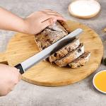 10-Inch Serrated Bread Knife with Sharp Wavy Edge
