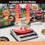 AMZCHEF 1800W Commercial Induction Cooktop Burner