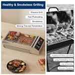Garvee 1800W Portable Smokeless Electric Grill