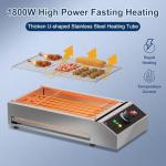 Garvee 1800W Portable Smokeless Electric Grill