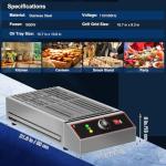 Garvee 1800W Portable Smokeless Electric Grill