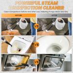 Saker Handheld Steam Cleaner New,Portable Steam Cleaner for Home,1050W Steam Cleaner,8 Fiber Cloths for Quick Heating & Deep Cleaning of Floors, Cars, and Kitchen