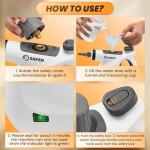 Saker Handheld Steam Cleaner New,Portable Steam Cleaner for Home,1050W Steam Cleaner,8 Fiber Cloths for Quick Heating & Deep Cleaning of Floors, Cars, and Kitchen