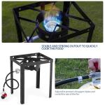 OuterMust 58,000 BTU Outdoor Fish Fryer with Baskets and Lid, 18 Qt. Propane Deep Fryer and 2 Inner Baskets, Ideal for Frying Fish, Chicken Wings, French Fries