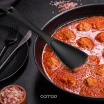 oannao Silicone Kitchen Utensils Set, 600°F Heat Resistant Silicone Cooking Utensils, Spatula, Spoon, Whisk, Tongs, Kitchen Gadgets Sets for Nonstick Cookware, Dishwasher Safe BPA Free (Black)