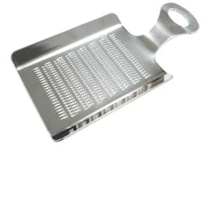 Stainless Steel Nutmeg Chocolate Ginger Peeler, 4.3 Inch x 3 Inch Mini Kitchen Grater, Food Grade Spice, Garlic, Wasabi Grater for Baking Cooking Seasoning