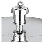 Vinod Pressure Cooker Stainless Steel – Glass Lid Handi Pot - 1.5 Liter – Indian Pressure Cooker – Stove Top Sandwich Bottom – Best Used For Indian Cooking, Soups, and Rice Recipes, Quinoa