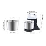 Electric Stand Mixer, Household Automatic Mixer Time Saving Lightweight 50 To 60Hz Multipurpose US Plug 110V with Handle for Stirring