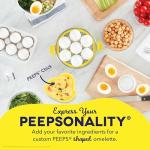 PEEPS & Dash Rapid Egg Cooker - Boiler, Poacher & Steamer - Includes Measuring & Recipe Guide - Dishwasher Safe - BPA Free - Holds 7 Eggs, Yellow