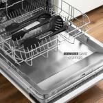 oannao Silicone Kitchen Utensils Set, 600°F Heat Resistant Silicone Cooking Utensils, Spatula, Spoon, Whisk, Tongs, Kitchen Gadgets Sets for Nonstick Cookware, Dishwasher Safe BPA Free (Black)