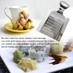 Stainless Steel Nutmeg Chocolate Ginger Peeler, 4.3 Inch x 3 Inch Mini Kitchen Grater, Food Grade Spice, Garlic, Wasabi Grater for Baking Cooking Seasoning