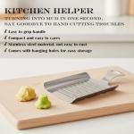 Stainless Steel Nutmeg Chocolate Ginger Peeler, 4.3 Inch x 3 Inch Mini Kitchen Grater, Food Grade Spice, Garlic, Wasabi Grater for Baking Cooking Seasoning