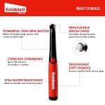 Goldblatt Cordless Electric Spin Scrubber 18-Piece Kit, Power Scrubber with Battery Indicator Light, Waterproof Electric Cleaning Brush for Grout, Tile, Bathroom, Kitchen Cleaning