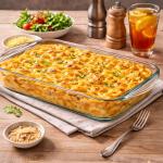 Ums 4-Qt Glass Baking Dish with Lid, Casserole Dishes for Oven with Lids, Borosilicate Glass Cookware, Oven Safe, Microwave and Dishwasher Safe Clear Bakeware, (15.7'' x 9.8'' x 2.4'')