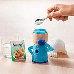 Angry Mom Microwave Oven Steam Cleaner and Chilly Freezer Odor Absorber Deodorizer Equiment 2 Pcs Kitchen Gadget Tools Quickly Removes Stains and Odors (Purple & Teal)