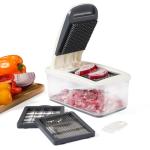 Calphalon Aero 5 in 1 Vegetable Chopper and Dicer, Food Chopper with Container