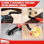 Goldblatt Cordless Electric Spin Scrubber 18-Piece Kit, Power Scrubber with Battery Indicator Light, Waterproof Electric Cleaning Brush for Grout, Tile, Bathroom, Kitchen Cleaning