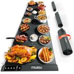 Expandable Food Warming Mat – iTRUSOU 54"x16" Warming Mat for Food with 7 Temp Settings, Switchable℃/℉, 99H Timer, Child Lock, Custom Sizes Food Warmer Chafing Dishes for Buffet Parties
