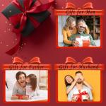 Zozen 2Pack Contour Gauge, Engraved Scale - Not Fade, 10'' and 6'' Contour Gauge Profile Tool Duplicator with Lock, Measure Copy Tool, Cool Gadgets for Men, Gifts for Men Dad Husband.