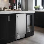 ETL Approval Commercial Under Counter Ice Maker 100 Lbs/Day with 30 LBS Storage Bin, Freestanding Built-in Ice Maker, 15" W Undercounter Ice Machine with Self Cleaning for Home/Bar/Cafe/Restaurant