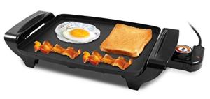 Electric Non-Stick Griddle with Adjustable Thermostat
