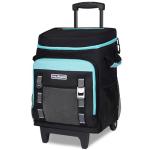 INSMEER Cooler with Wheels and Handle, 80 Cans/50L, Portable Rolling Coolers (Black)